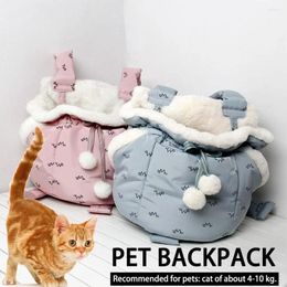 Vêtements de chien Sac de transport pour animaux de compagnie pour chat confortable sacs de chiot doux sac à dos voyage en plein air Chihuahua carlin fournitures