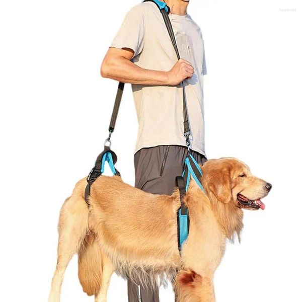 Vêtements pour chiens Pet Carry Sling Jambes Soutien Rééducation Harnais de levage pour handicapés blessés âgés blessures articulaires arthrite