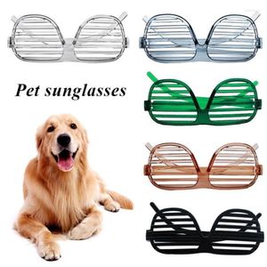 Appareils pour chiens chat Cat mignons Lunettes Lunettes de soleil solides POPS GOGGLES DÉCORATIFS 1PC