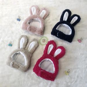 Vêtements pour chiens chat chat en peluche chapeau d'oreille épais et tissu doux chaud apparence belle mode adaptée aux petits chiens chats