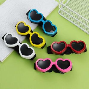 Ropa para perros gatos gafas gafas de sol de corazón