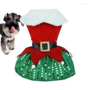 Vêtements pour chiens Robe de Noël créativité Création du Père Noël