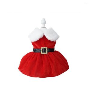 Hondenkleding Pet Kerstmis Fancy Princess Dress Cosplay Outfit Comfortabele Soft Up Rokbenodigdheden Vakantiegeschenken