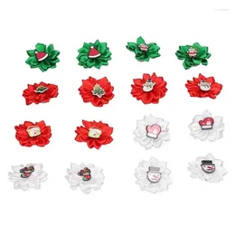 Appareils pour chiens Pet Christmas Bows Mélanger les couleurs du toilettage Belle coiffe de chiot polyvalent pour la fête