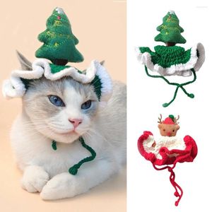 Appareils pour chien Pet Christmas Chat Cat fait à la main 3D d'anniversaire de casse-tête po mignon accessoires de style dessin animé