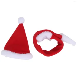 Vêtements pour chien animal de Noël chapeau de Noël Horme et costume de conception de boucle matériau doux confortable facile à porter pour les chats chiots