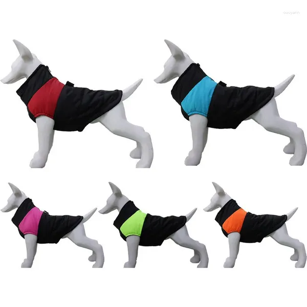 Vêtements pour chiens Vêtements pour animaux de compagnie Grand manteau chaud d'hiver Vêtements pour chiots Veste imperméable pour petits chiens de grande taille