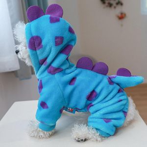 Vêtements pour chiens Vêtements pour animaux de compagnie Bouton Fermeture Polyester Dressing Funny Dinosaur 4 pattes Chien Chat Vêtements Vêtements pour animaux de compagnie pour l'extérieur 230719