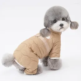 Vêtements pour chiens à linge pour animaux de compagnie tenue de combinaison hiver