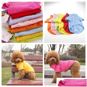 Hondenkleding huisdier kleding mode katoenen vest winter warme honden jas teddy schattige trendy sweatshirt bovenkleding drop levering home tuin su dh2hv