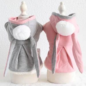 Hondenkleding Huisdier Kleding Hoodies Herfst Winter Dik Vest Shirt Mode Oor Jas Warme Wol Chihuahua Yorkshire Leuke Dieren Aankleden