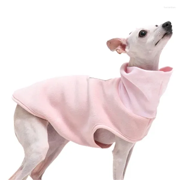 Vêtements pour chiens Vêtements pour animaux de compagnie Italien Little Lingti Whitbit Acrylique Peluche Automne et hiver Sweat à capuche ouvert pour le confort
