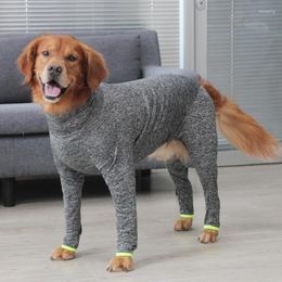 Vêtements pour chiens Vêtements pour animaux de compagnie Combinaison Moyen Grand Chien Pyjamas Pour Costume Manteau À Manches Longues Vêtements De Récupération