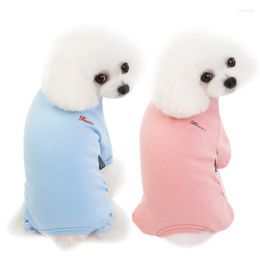 Hondenkleding huisdierkleding brief bedrukte jumpsuit puppy pyjama kleding voor kat rompers teddy bodysuits chihuahua kleding