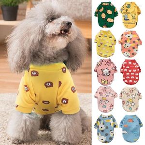 Vêtements pour chiens Vêtements pour animaux de compagnie Pull en coton doux Chihuahua Yorkies Chiot Chat Sweats à capuche Veste d'hiver Sweat-shirt Manteau