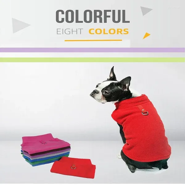 Vêtements pour chiens vêtements d'animaux épaissis d'automne et d'hiver Polar enleceau Viete à sweat à sweat à sweat à usage doux Pullover Coton chaud