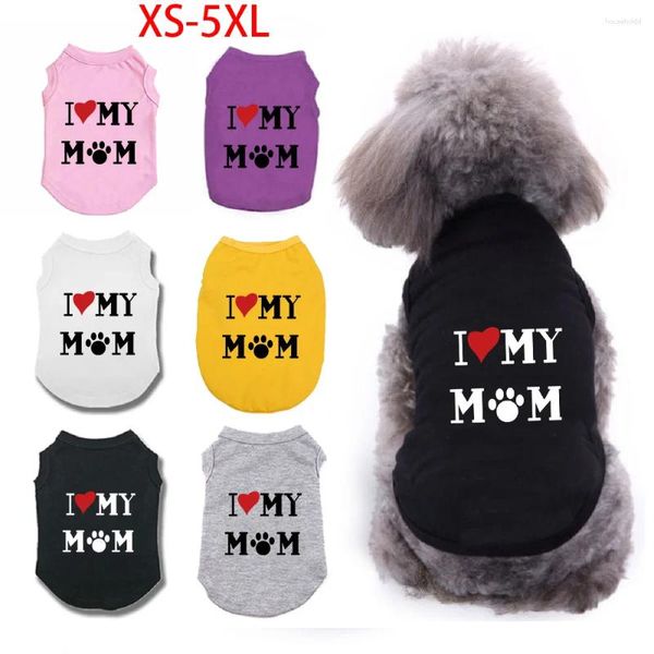 Vêtements pour chiens Vêtements pour animaux de compagnie Gilet Printemps et été Petit Moyen Bouledogue Français Chemise respirante T-shirt Chihuahua Chiot XS-5XL