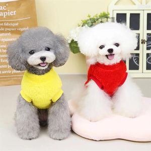 Vêtements pour chiens vêtements d'animaux de compagnie chauds et respirants confortables idées générales générales 3 couleurs choix de laine de laine élégante