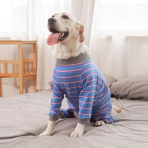 Vêtements pour chiens vêtements pour animaux de compagnie hiver chaud maison grand chat chemise combinaison pyjamas vêtements à quatre pattes pour grand costume postopératoire