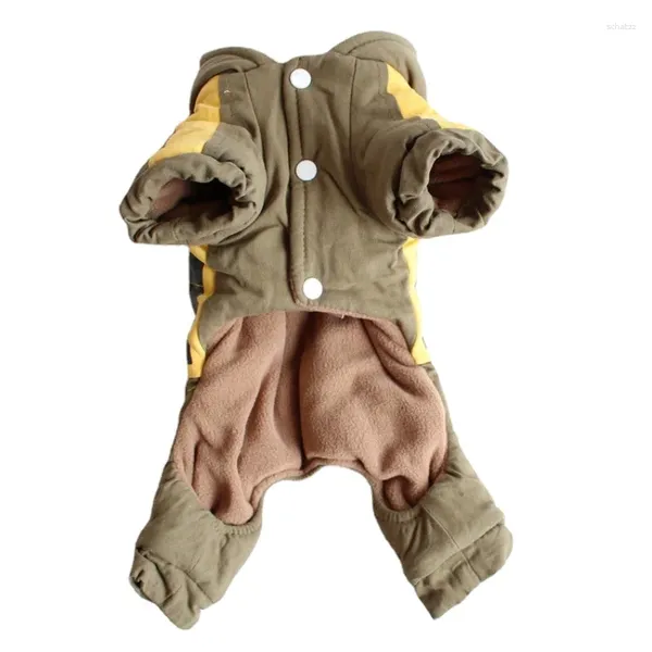 Vêtements pour chiens Vêtements pour animaux de compagnie Automne et hiver Teddy Bear épaissi coton rembourré modèle de veste à quatre pattes