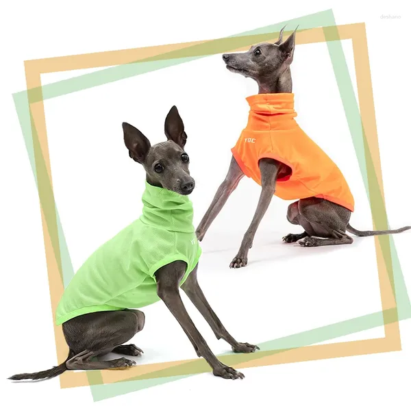 Ropa para mascotas de ropa para perros: Little Lingti Whitbit Bellington Protección Sun Repelente de mosquitos y chaleco de carreras callejeras