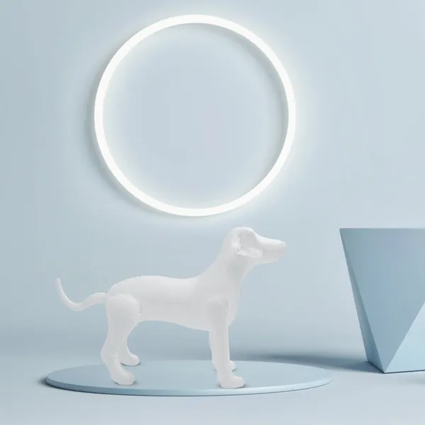 Modelo de ropa para mascotas de perros Muestra de perros inflables autovoltables para estanterías Mannequíes Escultura PVC