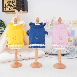 Vêtements pour chiens Vêtements pour animaux de compagnie Printemps Été Doux Habiller Petit Moyen Chiot Tee Vêtements Fournitures