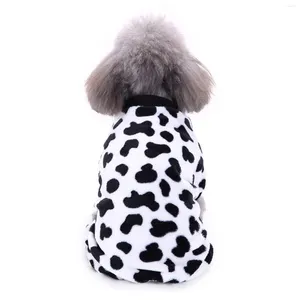 Vêtements pour chiens Manteau pour animaux de compagnie Automne Vêtements d'hiver Garçons Chemise de Noël Costume chaud pour pyjamas Femmes Vêtements