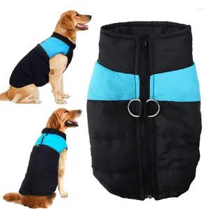 Vêtements pour chiens Manteaux pour animaux de compagnie pour l'hiver Manteau coupe-vent imperméable épais gilet chaud vêtements chiot petits chiens de grande taille