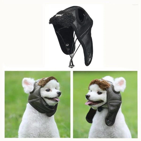 Vêtements pour chiens Costume pour animaux de compagnie Chapeau de décoration de maquillage créatif pour animal de chat (taille noire: S)