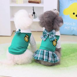 Vêtements pour chiens Pet Couple de vêtements robe robe chemise PETS AMANT Vêtements printemps