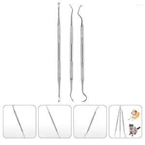 Ropa para perros Herramientas dentales para mascotas Kit de cuidado de dientes Placa dental Excavación Eliminación de sarro Borrador de limpieza