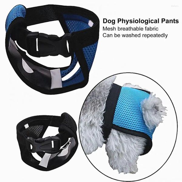 Ropa para perros Pañal para mascotas para perros Pantalones menstruales cómodos suaves Suministros de bragas fisiológicas ajustables