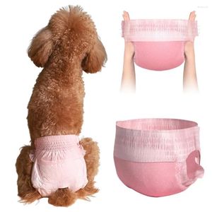 Pañales para mascotas de ropa para perros para perros cintura elástica súper absorbente cachorros femeninos incontinencia de calor