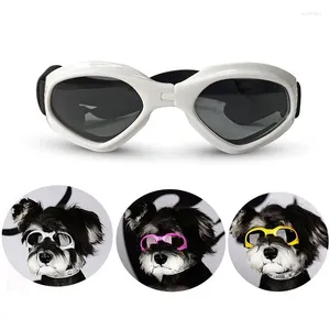 Ropa para perros Pet Doggy Gafas de sol Juguetes Eye Wear Goggle Gafas de sol Correa ajustable