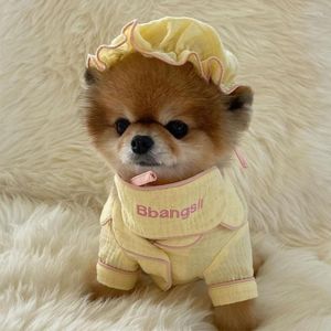 Hondenkleding Pet Dogs Pyjama Stuur oogmaskerkleding Schattig katoen voor puppy klein medium shirt Yorkshire chihuahua ropa perro