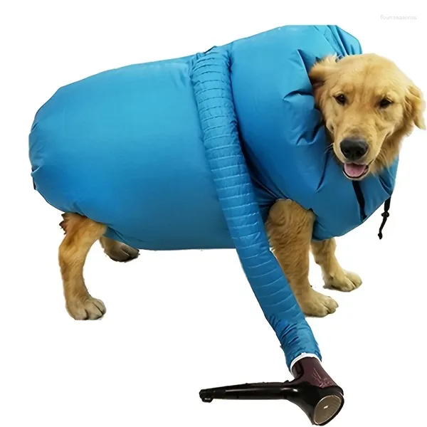 Vêtements pour chiens Sac de séchage de coiffure outil de soufflage pour chiens chats et grand dédié à la baignade rapide de sécheuse automatique