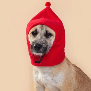 Vêtements pour chiens oreilles d'animaux de compagnie couvrent le chapeau Muffs Protection du bruit Protection à crampons réglables Hiver chaud du vent pour chiens