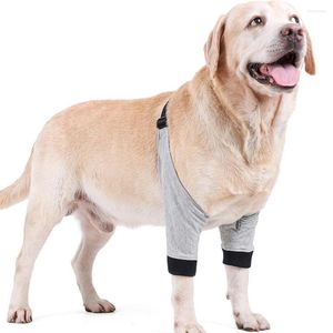 Hondenkleding Pet elleboog Brace Protector voorpoot Knie Pad Zachte ademhabele pijnverlichting Schouderondersteuning Mouwen voor honden