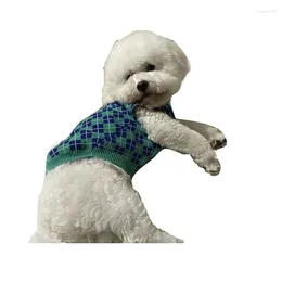 Hondenkleding huisdier groen gebreide trui voor kleine honden herfst en winter klanten mooie stijl kern garen stof