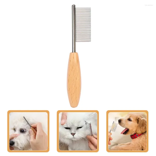 Vêtements de chien peigne à cheveux pour animaux de compagnie toilettage compact chaton portable multi-fonction démêlage de fourrure pour accessoires de chiens