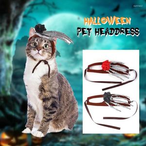 Appareils pour chiens Pet Halloween Funny Bones Headwear Headspiece Costume Novelty Cat Party Cosplay