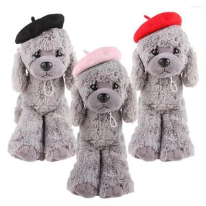 Vêtements pour chiens Chapeau pour animaux de compagnie Ensemble de béret pour chats chiens réglables chapeaux confortables accessoires de mode accessoires de mode