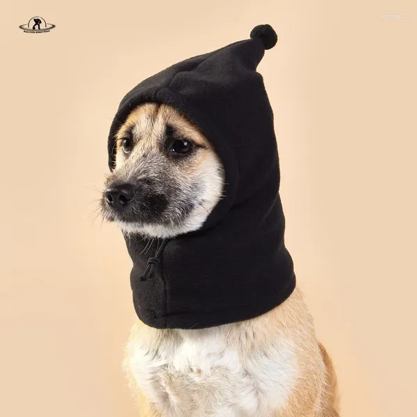 Ropa de perro Sombrero de mascotas Cambio de vellón polar lindo maquillaje divertido sombreros calientes pre-bienes para otoño e invierno disfraz