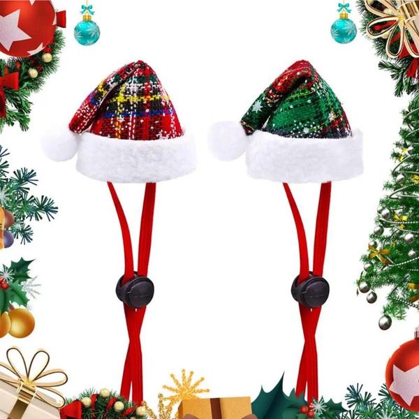 Appareil de chien chapeau de compagnie mignon chapeaux de Noël festifs accessoires adorables pour les petits chiens chats drôles confortables bien-aimés