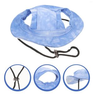 Appareils pour chiens chapeau de compagnie cadeaux Capure de décoration de tête pour chiens Headgear Beach Sun-Shade Shade