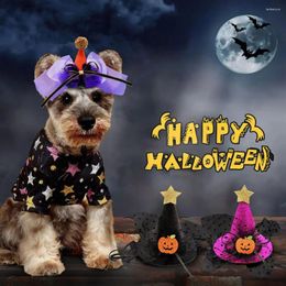 Hondenkleding huisdier hoed Halloween Spooky Style Bow Tie Decoratie verstelbaar ontwerp creëren sfeer schattige kattenaccessoires