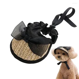 Appareils pour chiens chapeau de compagnie de base solaire baseball capp soft confort