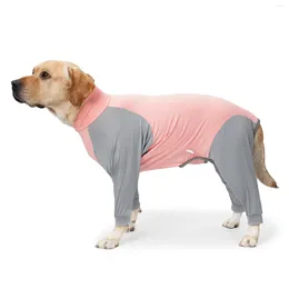 Pet Pet Home Pet Home Cambio de mono para perros medianos grandes Grandes Pajamas Pajamas Agrupación de la ropa del vientre del vientre del destete Bodysuit