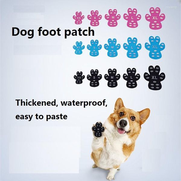 Vêtements pour chiens Pet Invisible Foot Stickers Anti-slip Anti-blessure Anti-brûlure Anti-poussière Tampons adhésifs